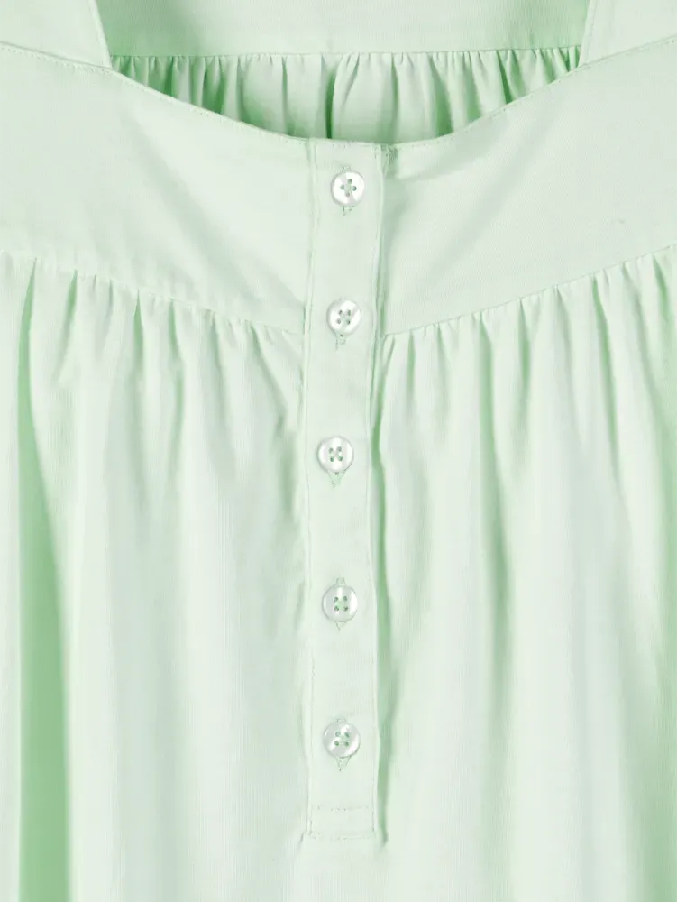 Ella Simone Cotton Knit Classic Shortie Nightgown