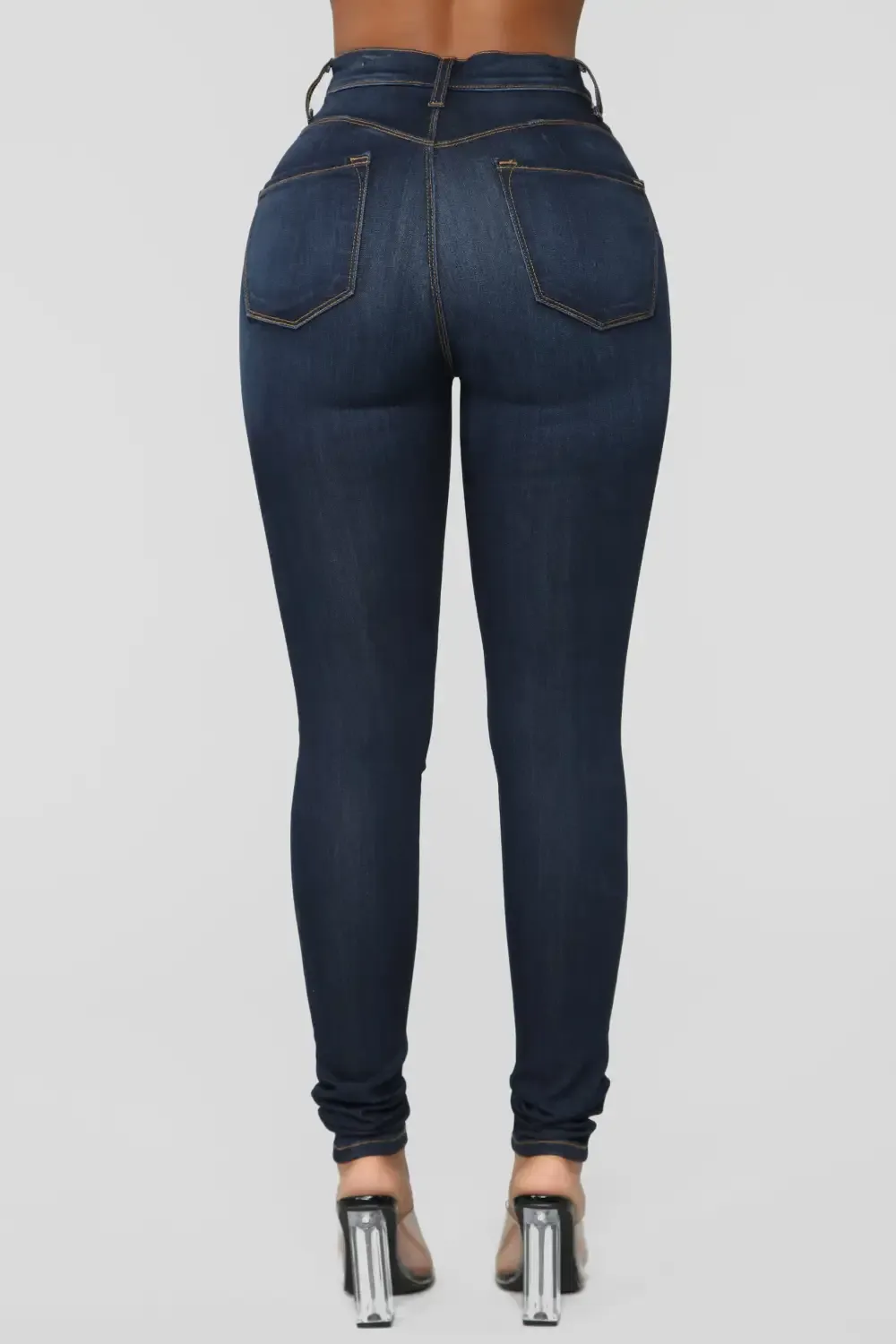 Classic Beauty Booty Lifter Skinny Jeans - Dark Denim
