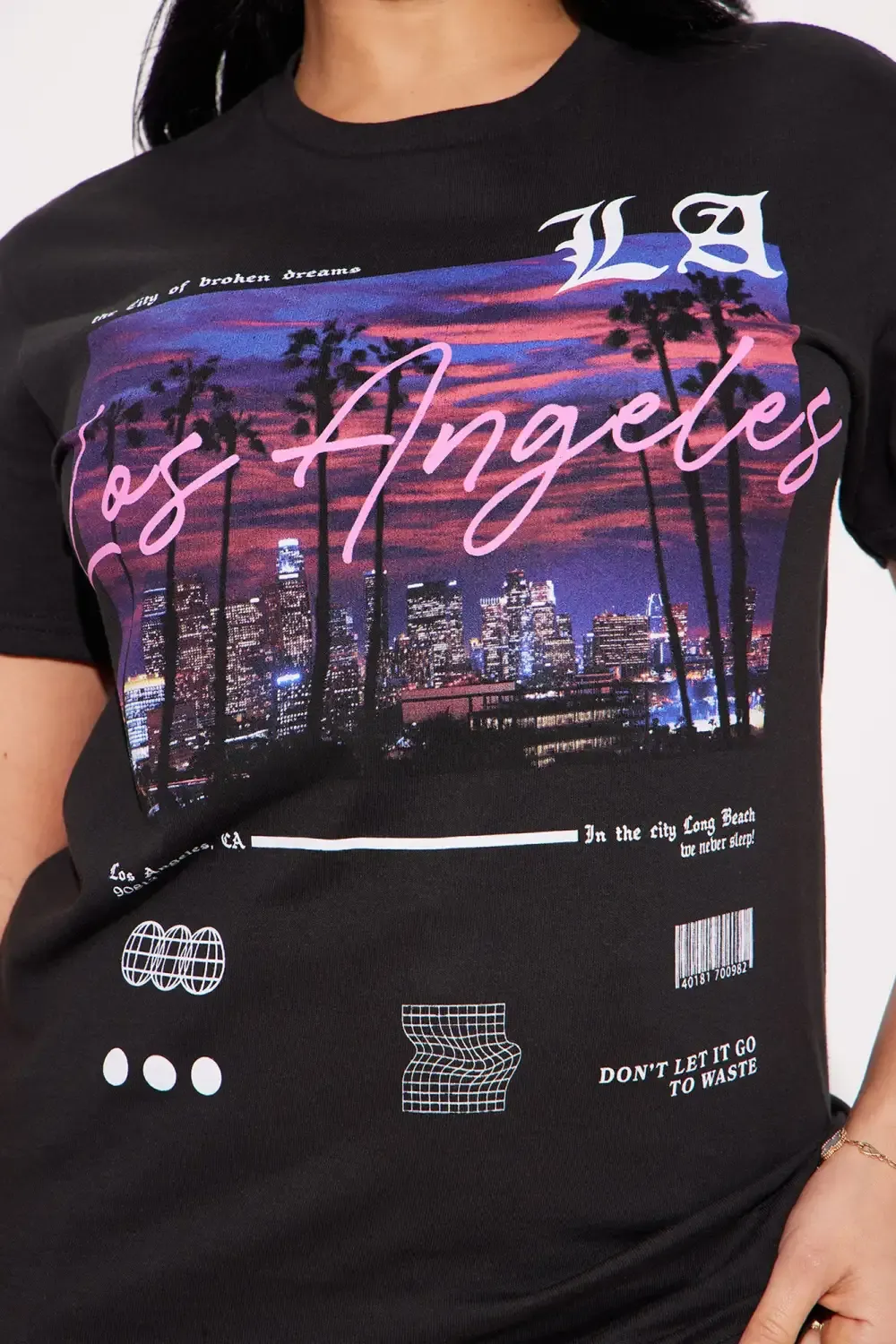 West Side Views Short Sleeve Tee - Black