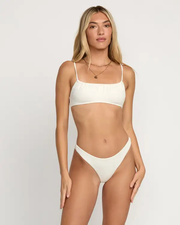 Wander Over Tanga Bikini Bottom - Salt Crystal