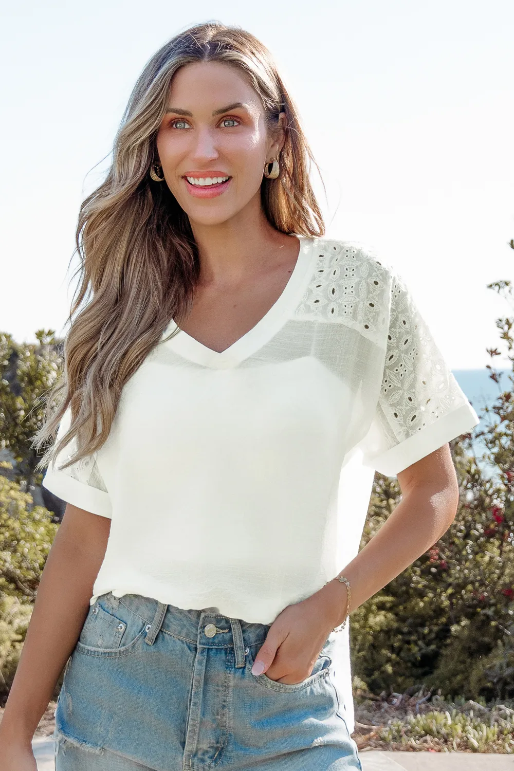 Light as a Feather White T-Shirt