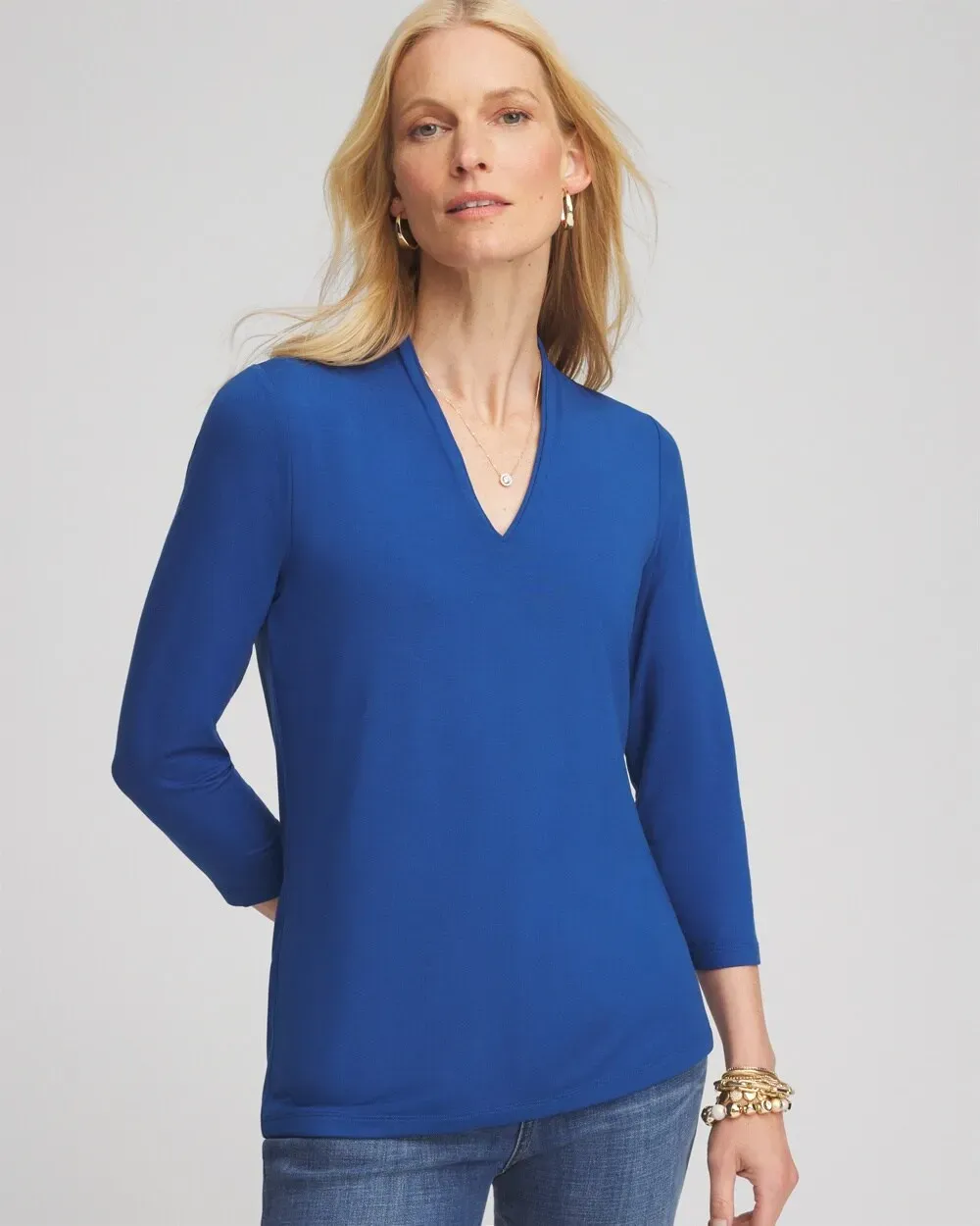 Touch of CoolTM 3/4 Sleeve Tee