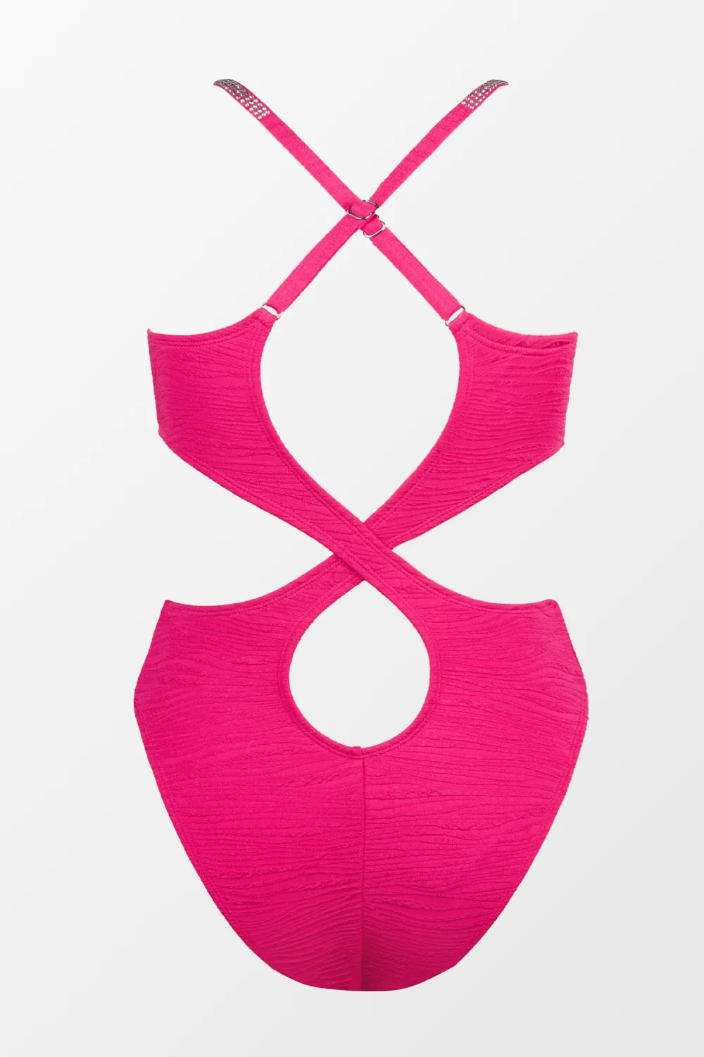 Navy Crossback Cutout One-Piece