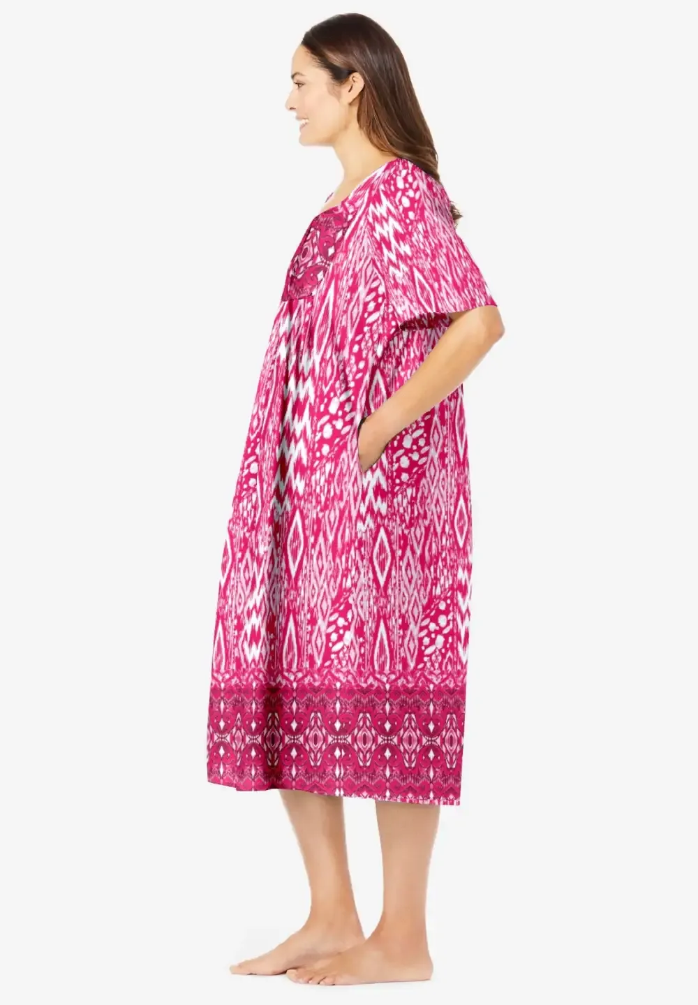Mixed Print Short Lounger