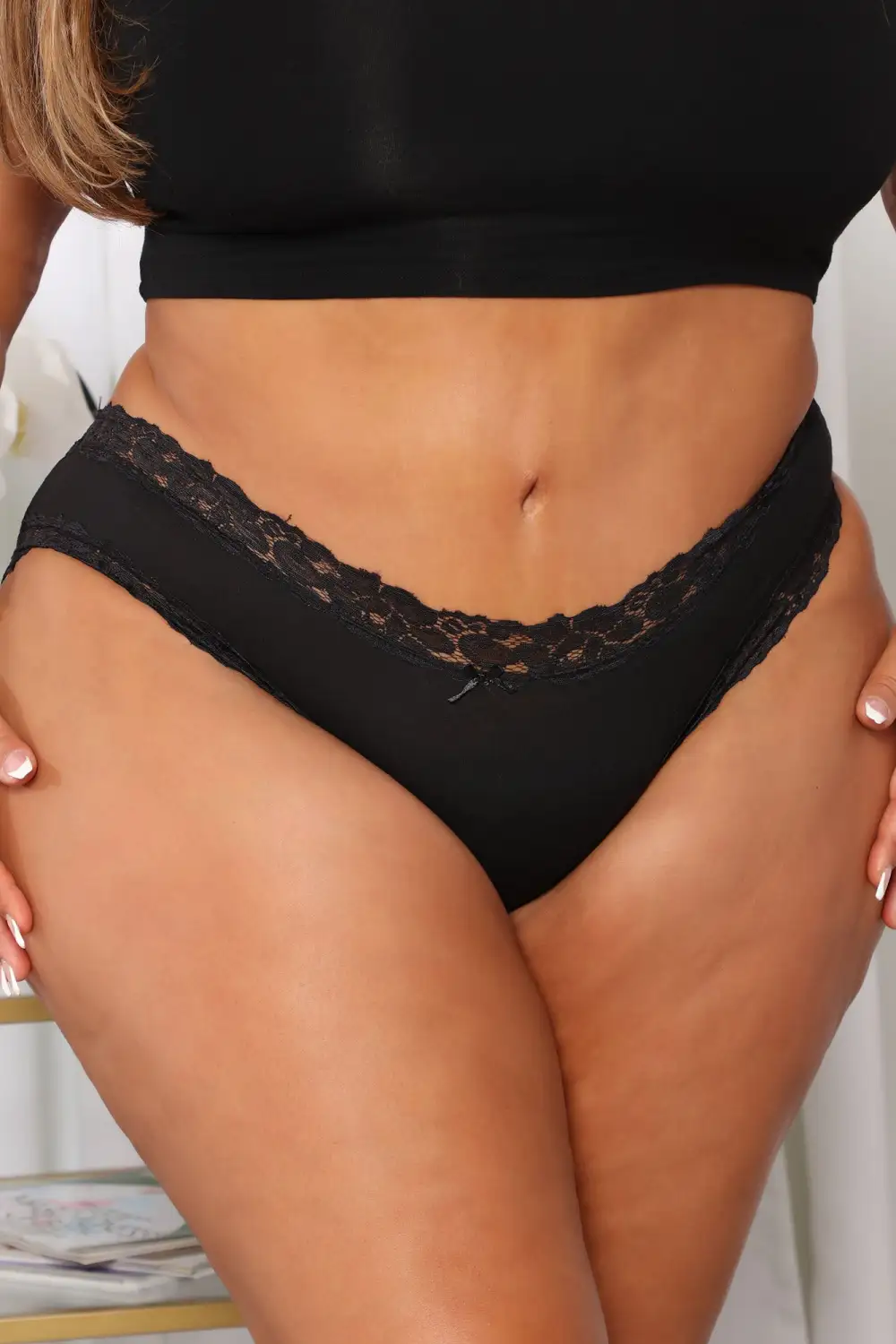 Saturday Feeling Hipster Panty - Black