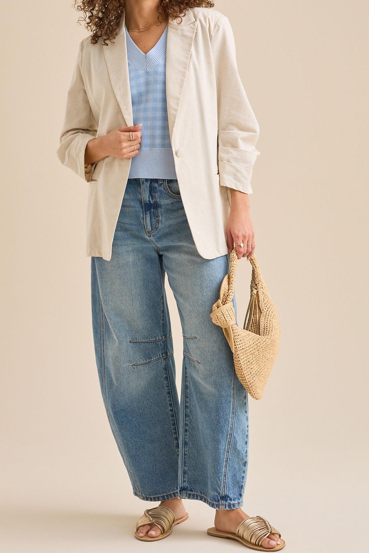 Gingham Vest