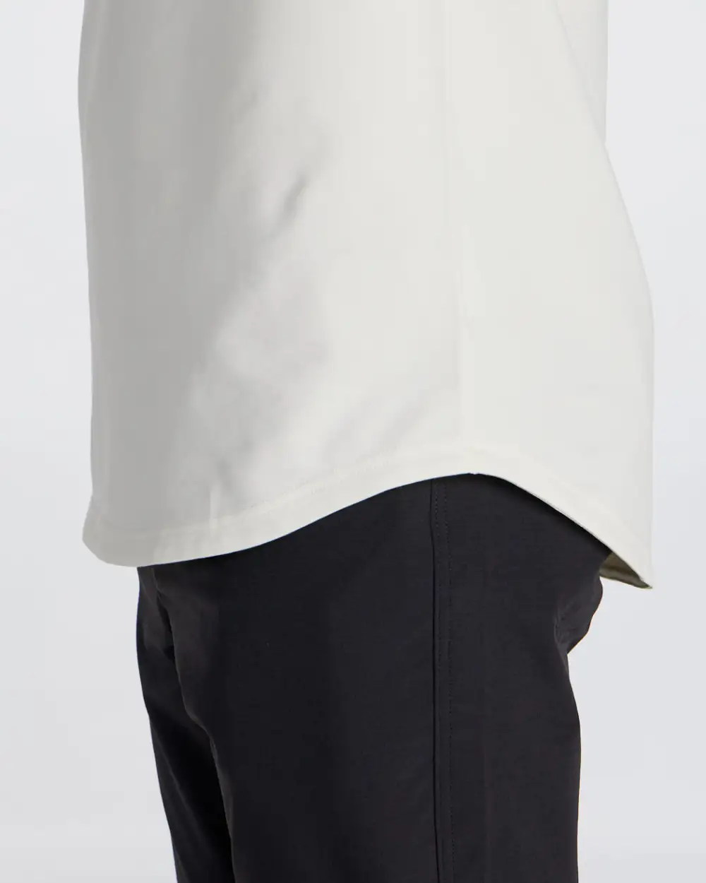 Henley Drop-Cut Long Sleeve: Lux