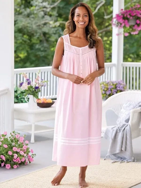 Eileen West Summer Breeze Cotton Nightgown