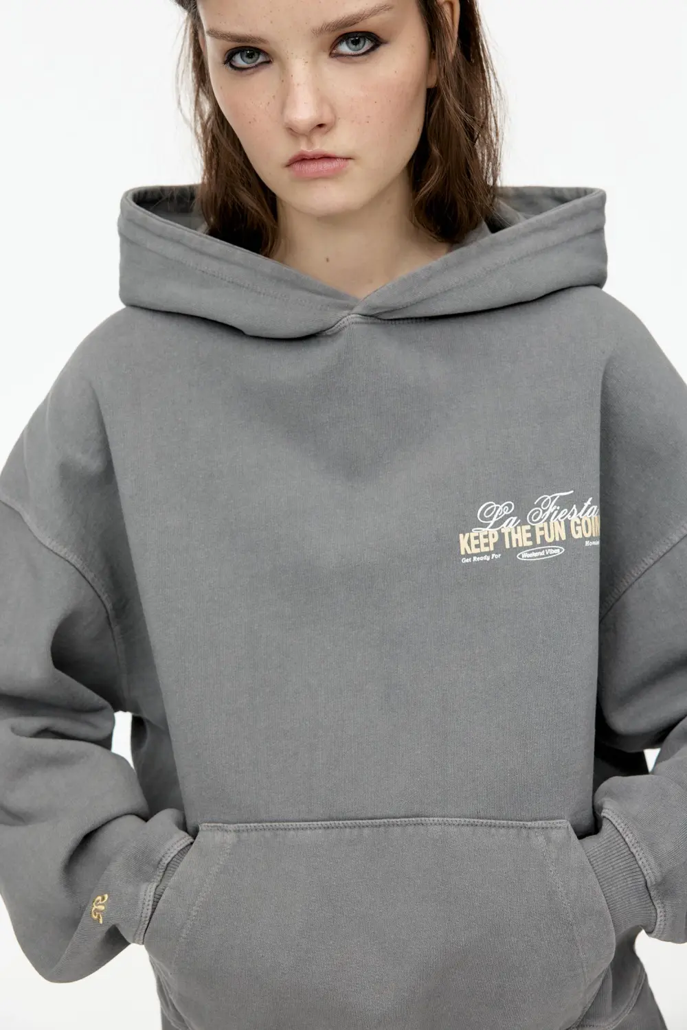 Sudadera capucha boxy