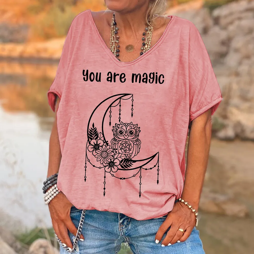 You Are Magic Print Hippie T-shirt