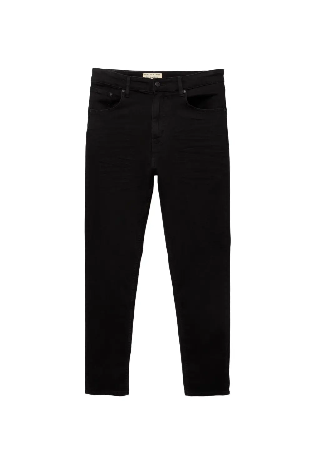 Washed carrot-fit jeans