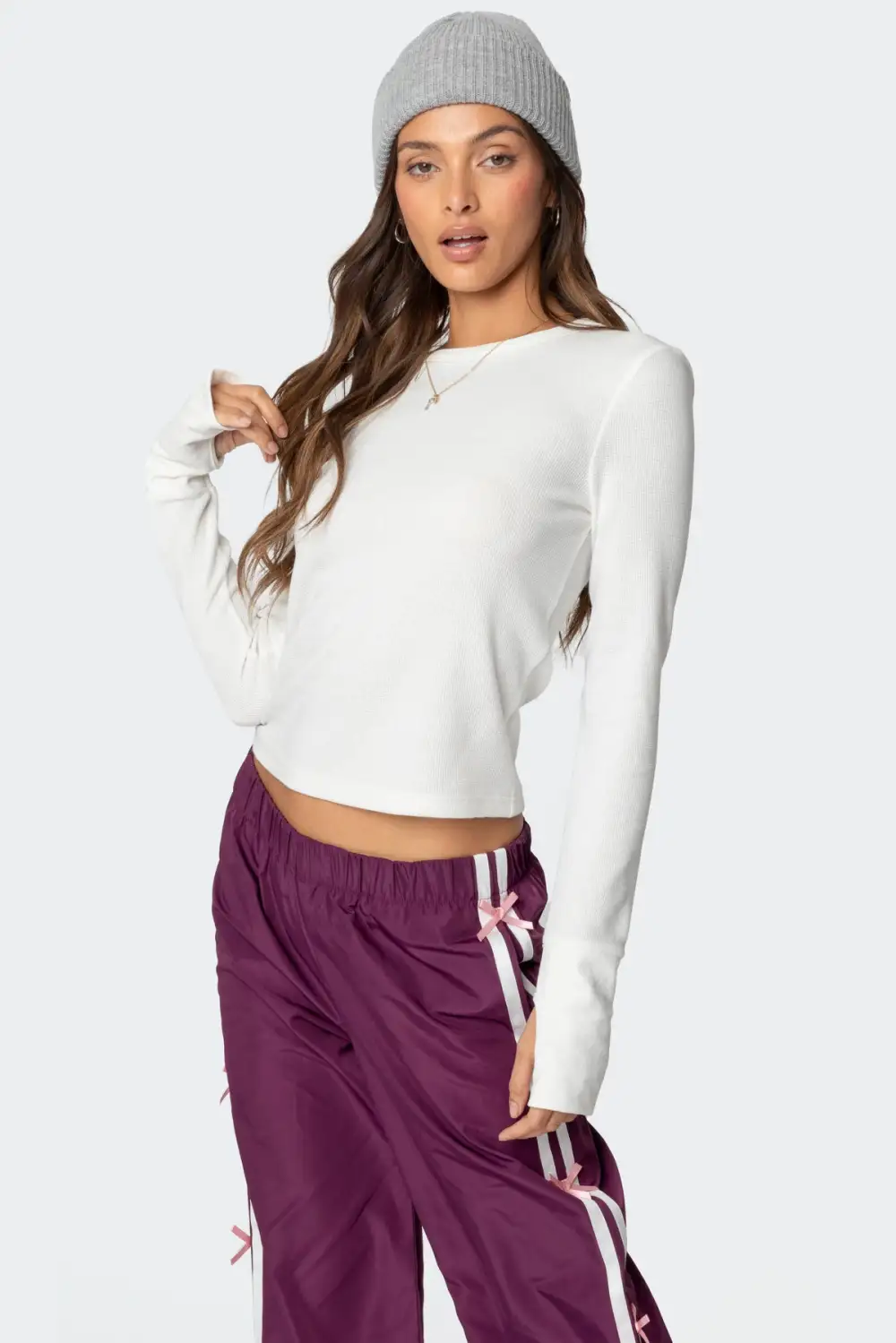 Waffle Long Sleeve T Shirt