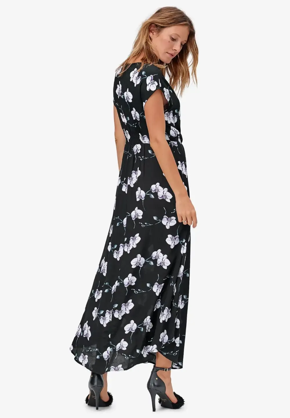 Tie-Front Maxi Dress