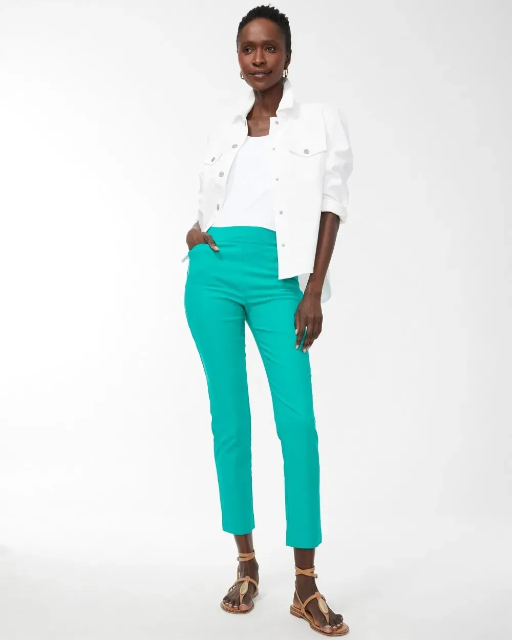 Brigitte Slim Ankle Pants