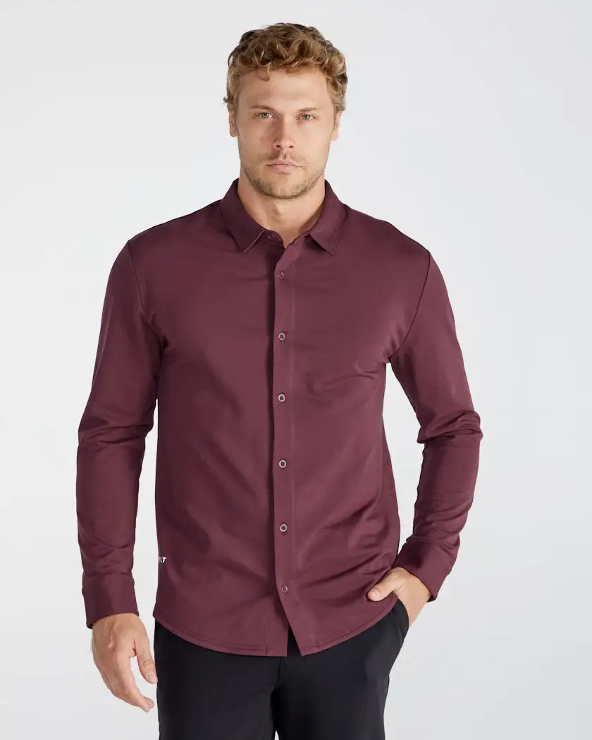 Lux Long Sleeve Button Down