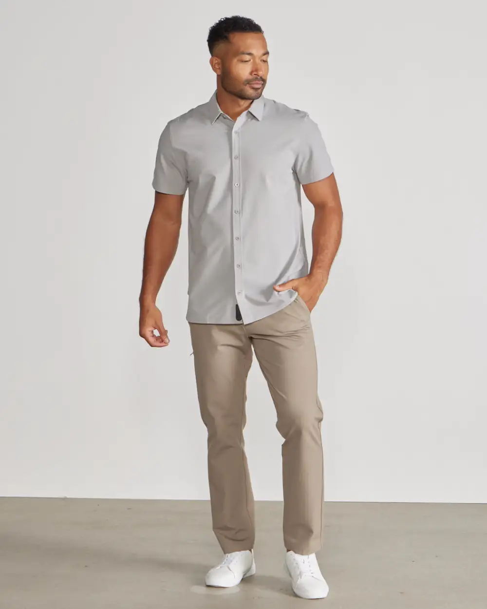 Vista Stretch Short Sleeve Button Down