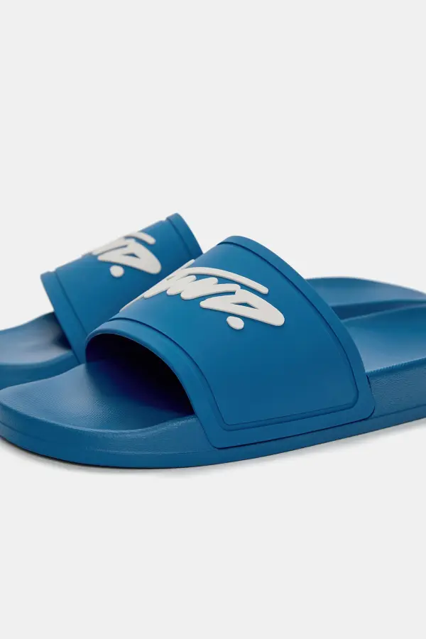 Rubberized STWD slider sandals