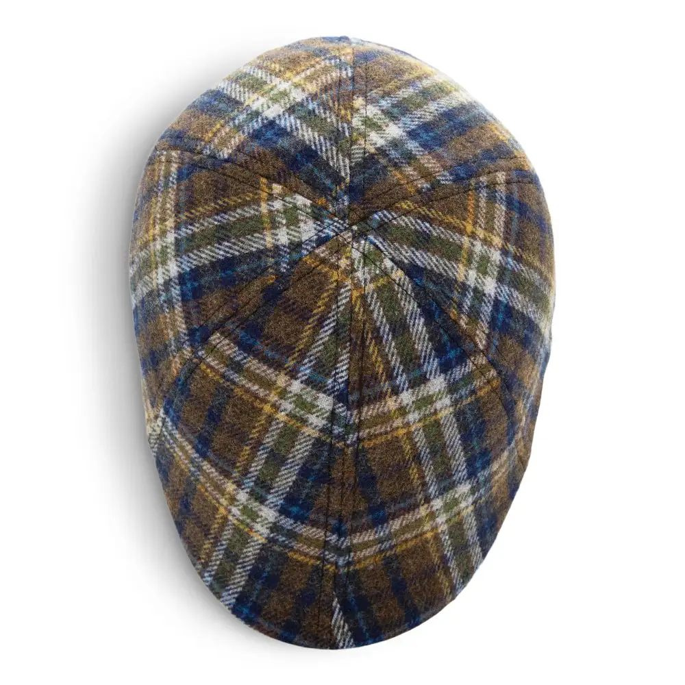 The Underdog Boston Scally Cap - Unwavering Blue Plaid