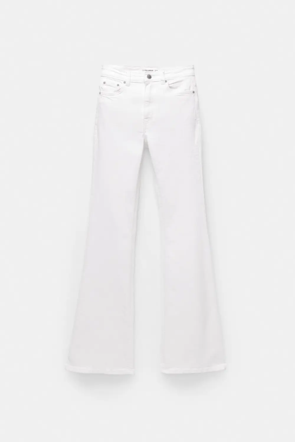 Jeans flare tiro alto