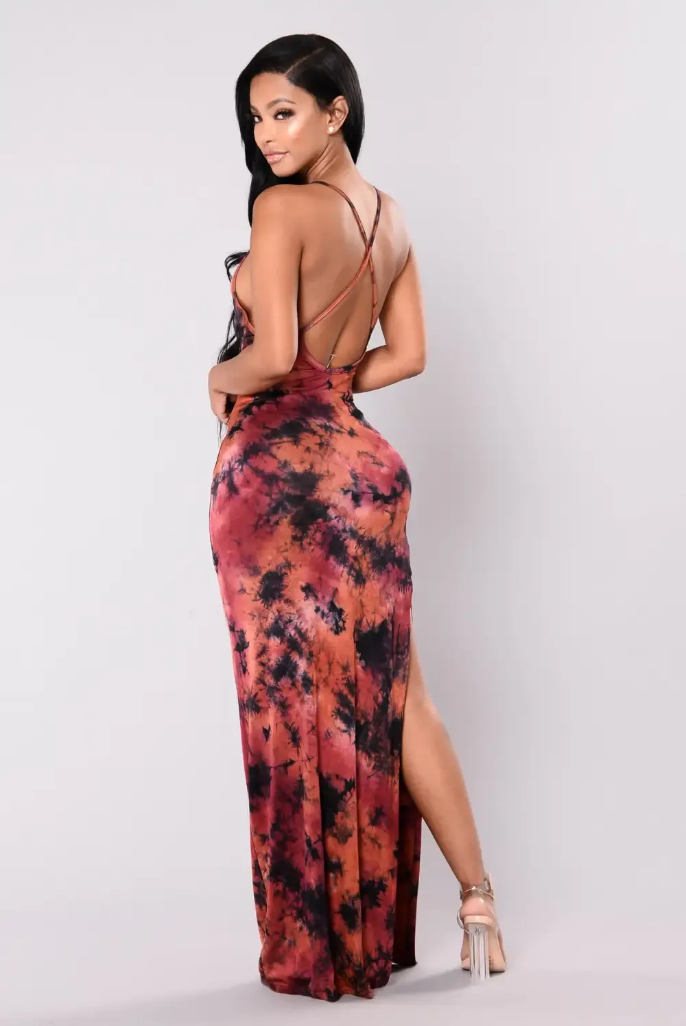 Dye For Me Dress - Rust