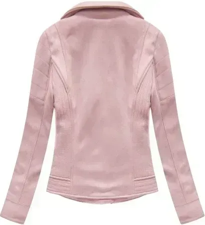 WOMEN'S SUEDE RAMONES WITH A POWDER -PINK FUR