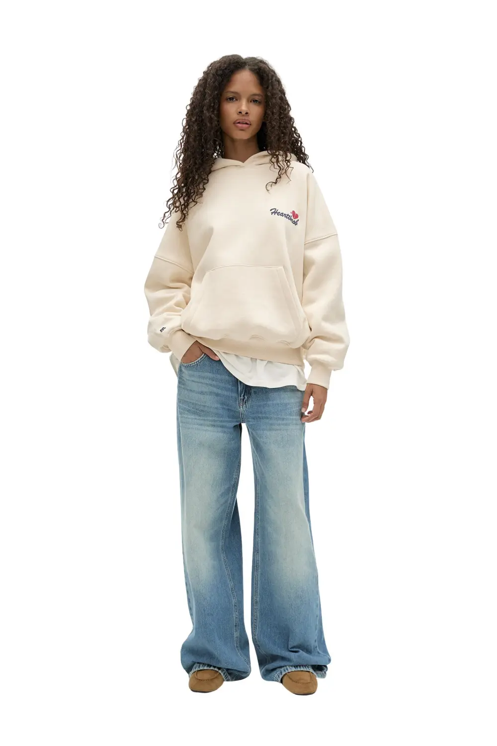 Sudadera capucha corazón roto