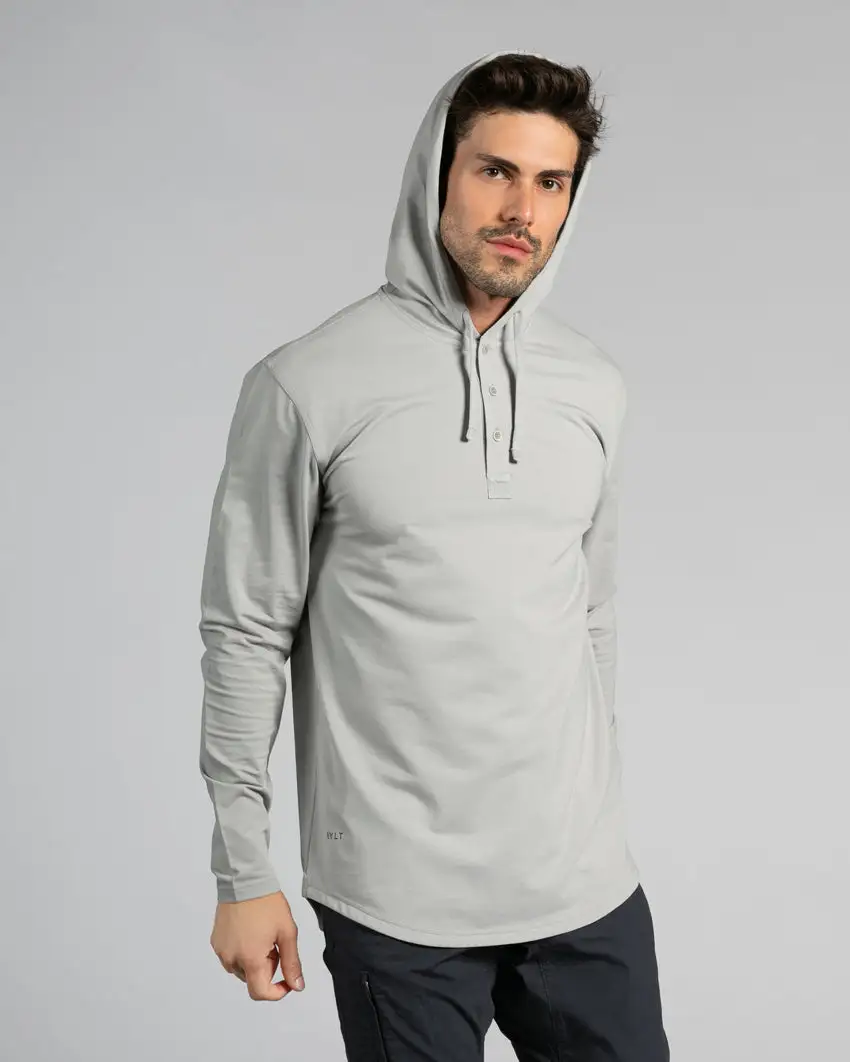 Drop-Cut: Lux Hooded Henley