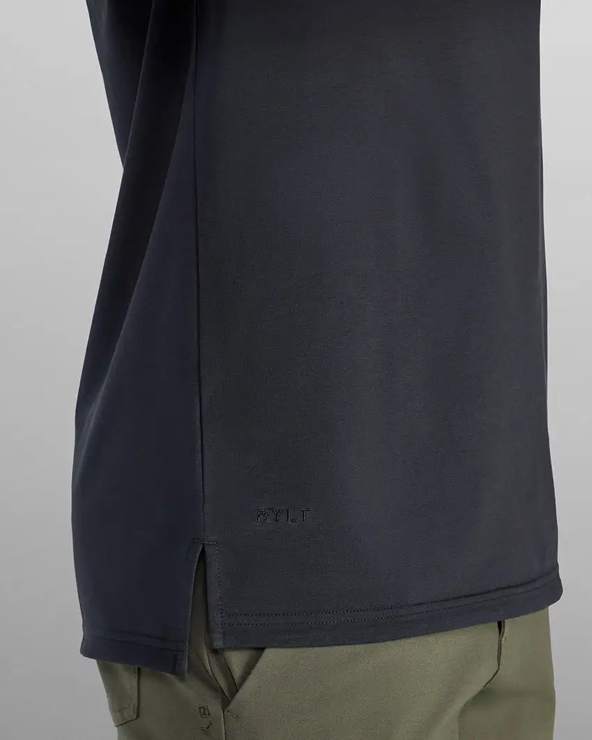 Lux Split Hem Polo