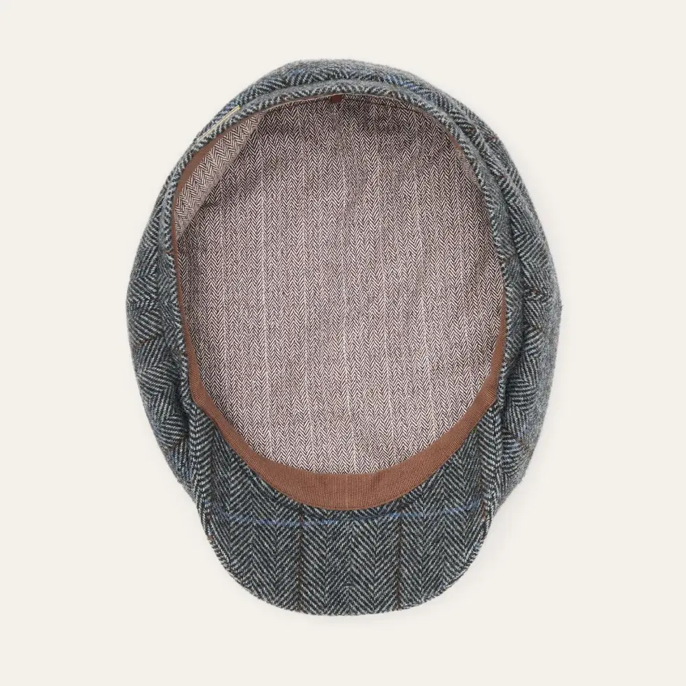 Wool Herringbone Hatteras Cap