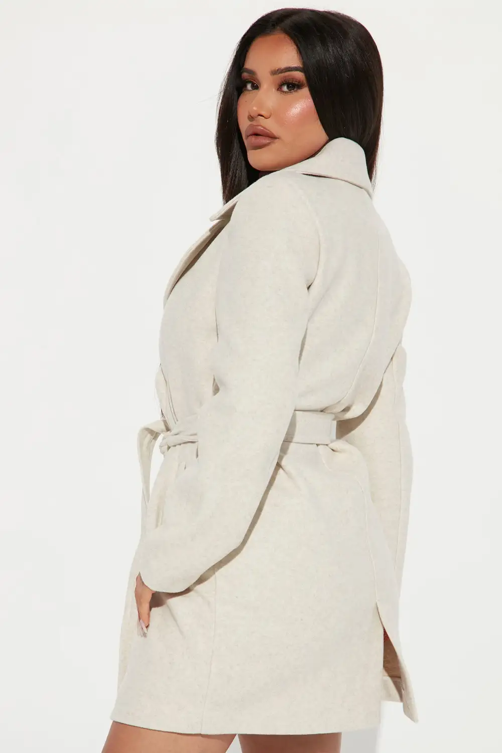 Listen Up Trench Coat - Ivory