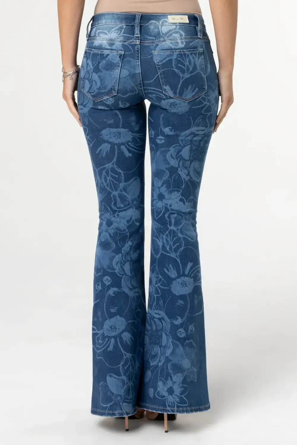 Rhiannon Floral Flare Jeans