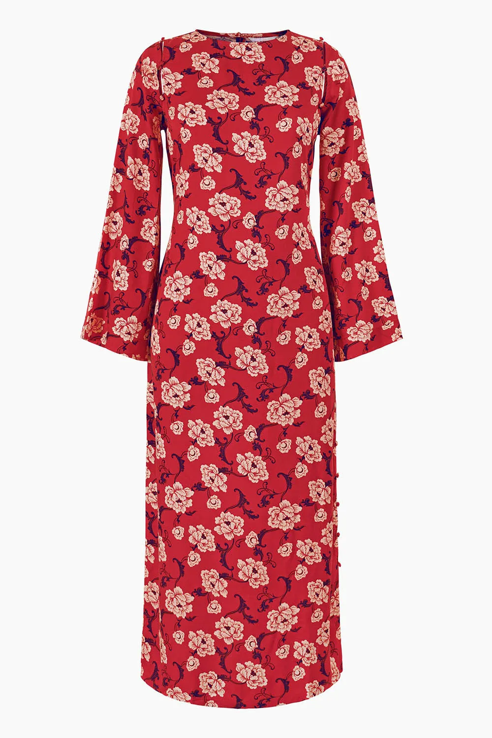 Convertible Floral Print Dress