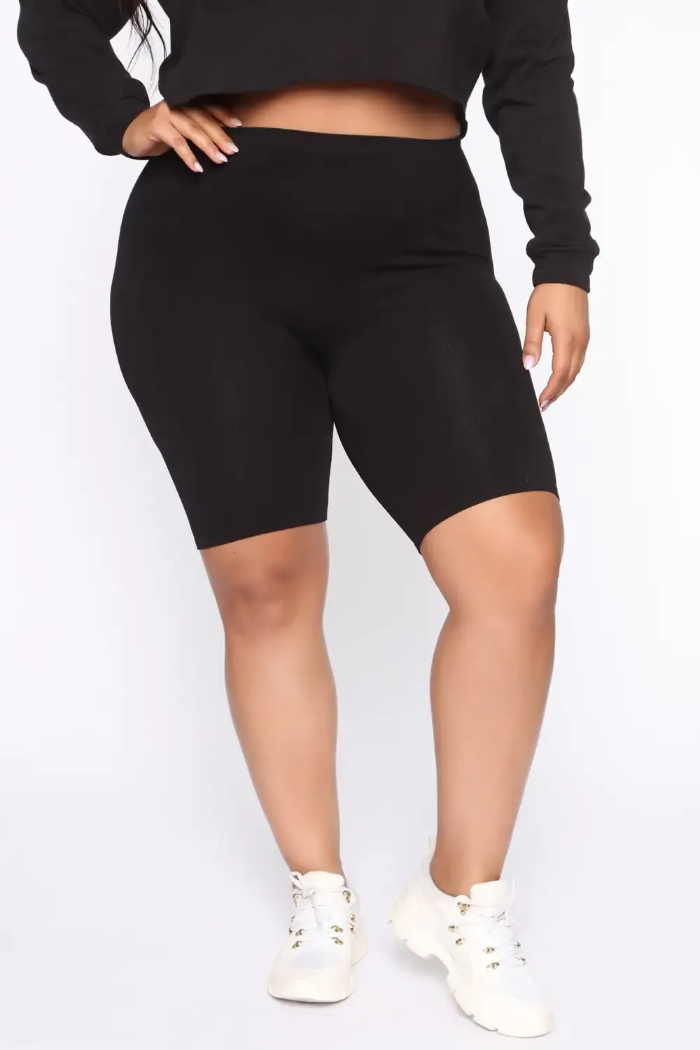 Effortless Seamless Biker Shorts - Black