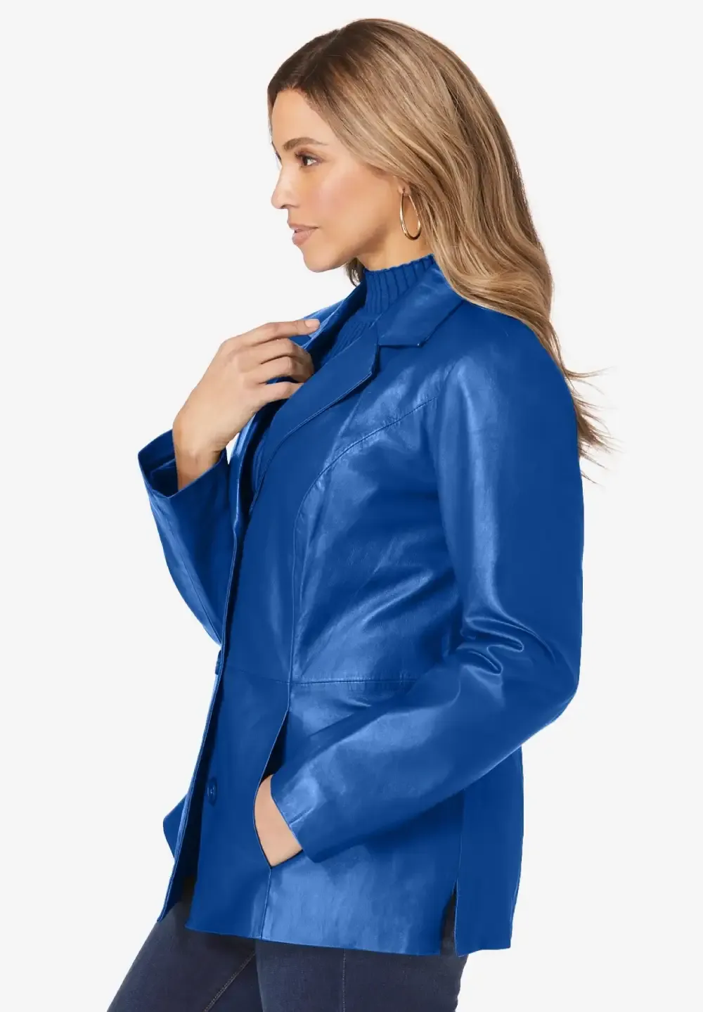 Leather Blazer