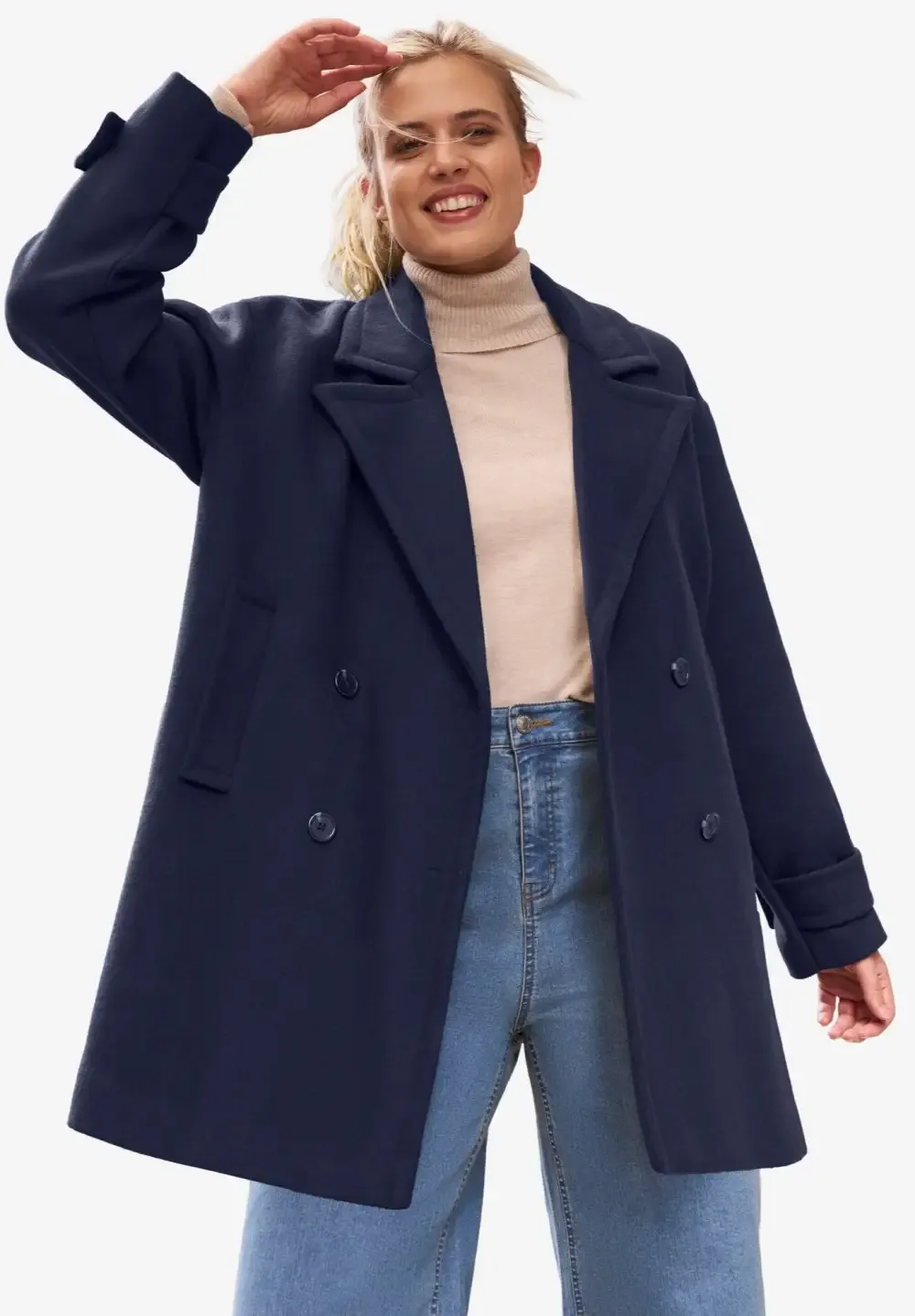 Double Breasted Peacoat