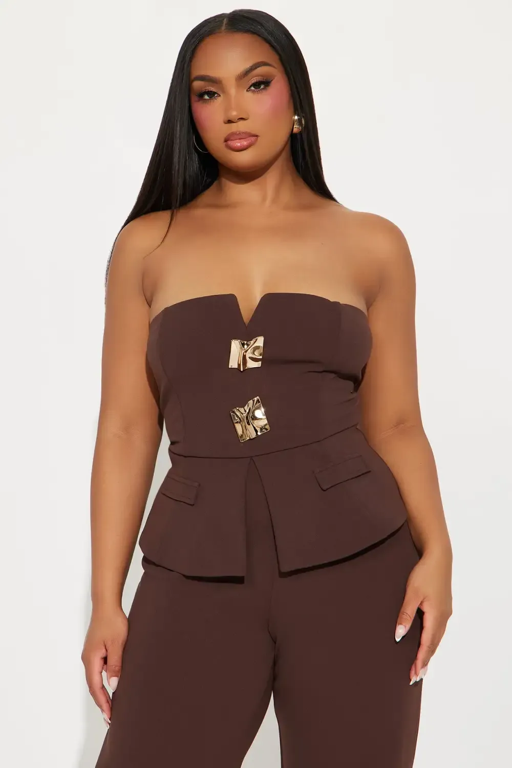 The Prestige Pant Set  - Brown