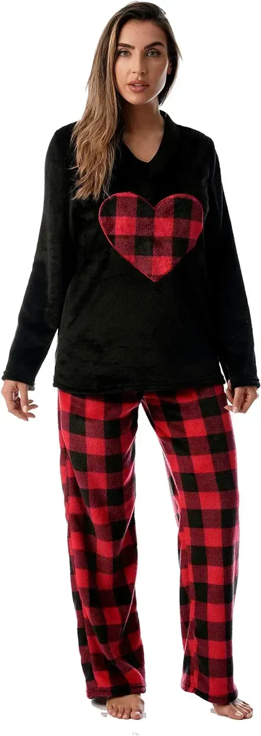 Plush Pajama Sets for Women