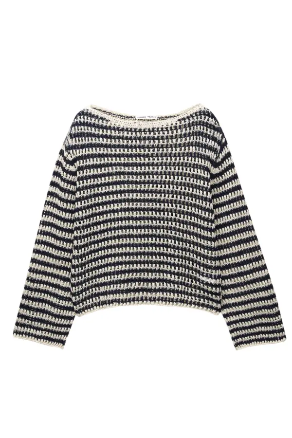 Jersey rayas crochet
