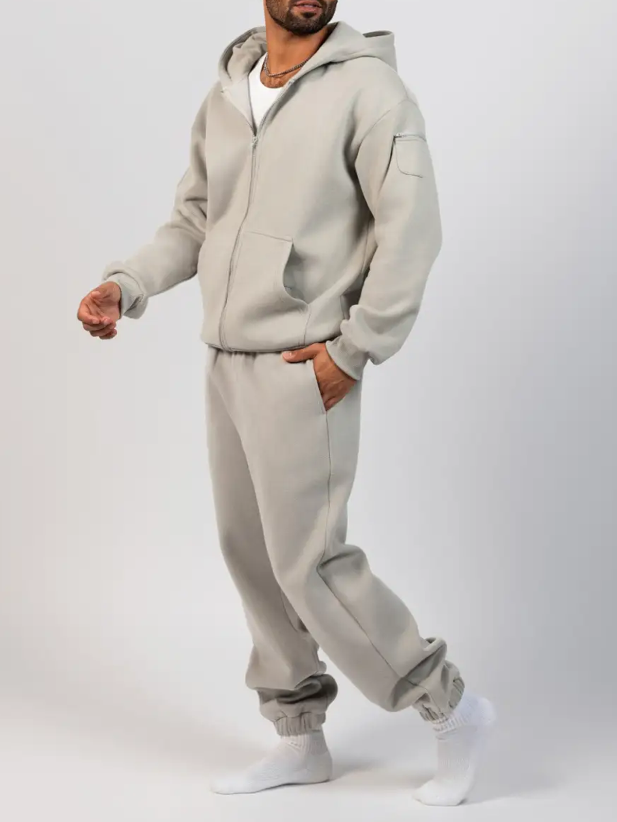 Travel Essentials Zip Hoodie