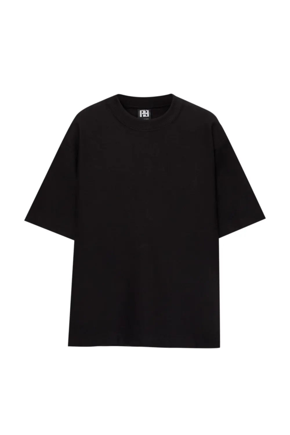 Textured short sleeve sweatshirt
