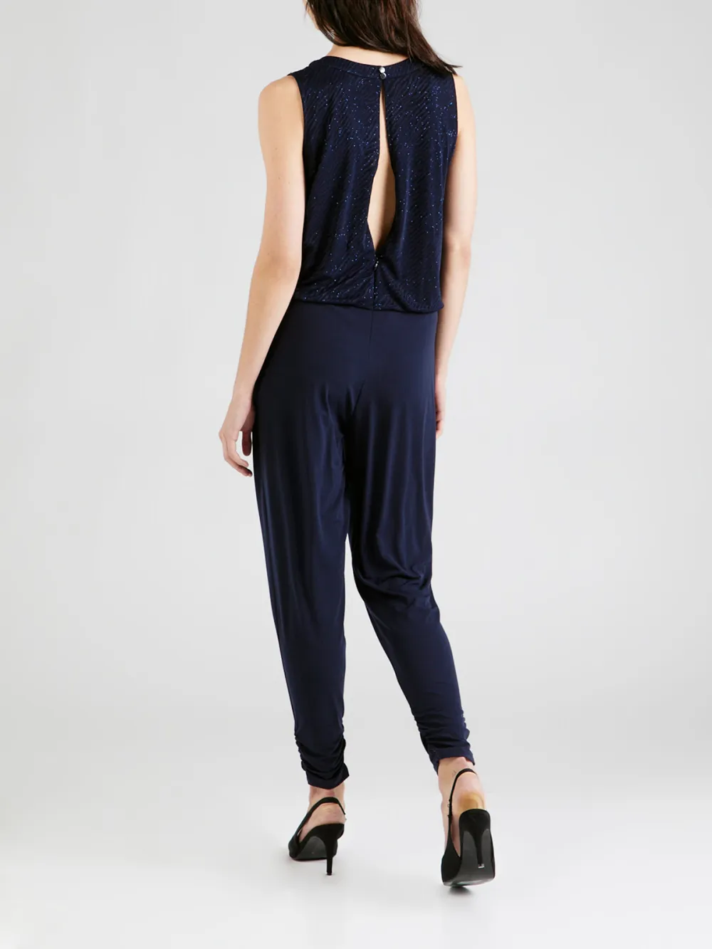 Plain Colored Casual Style Jumpsuit