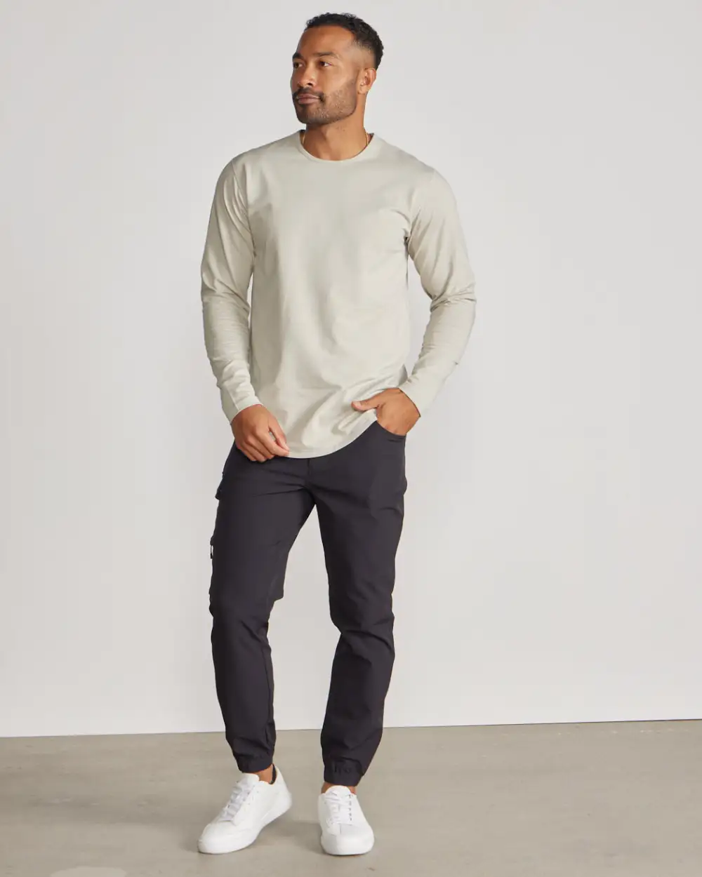 Drop-Cut Long Sleeve: Lux