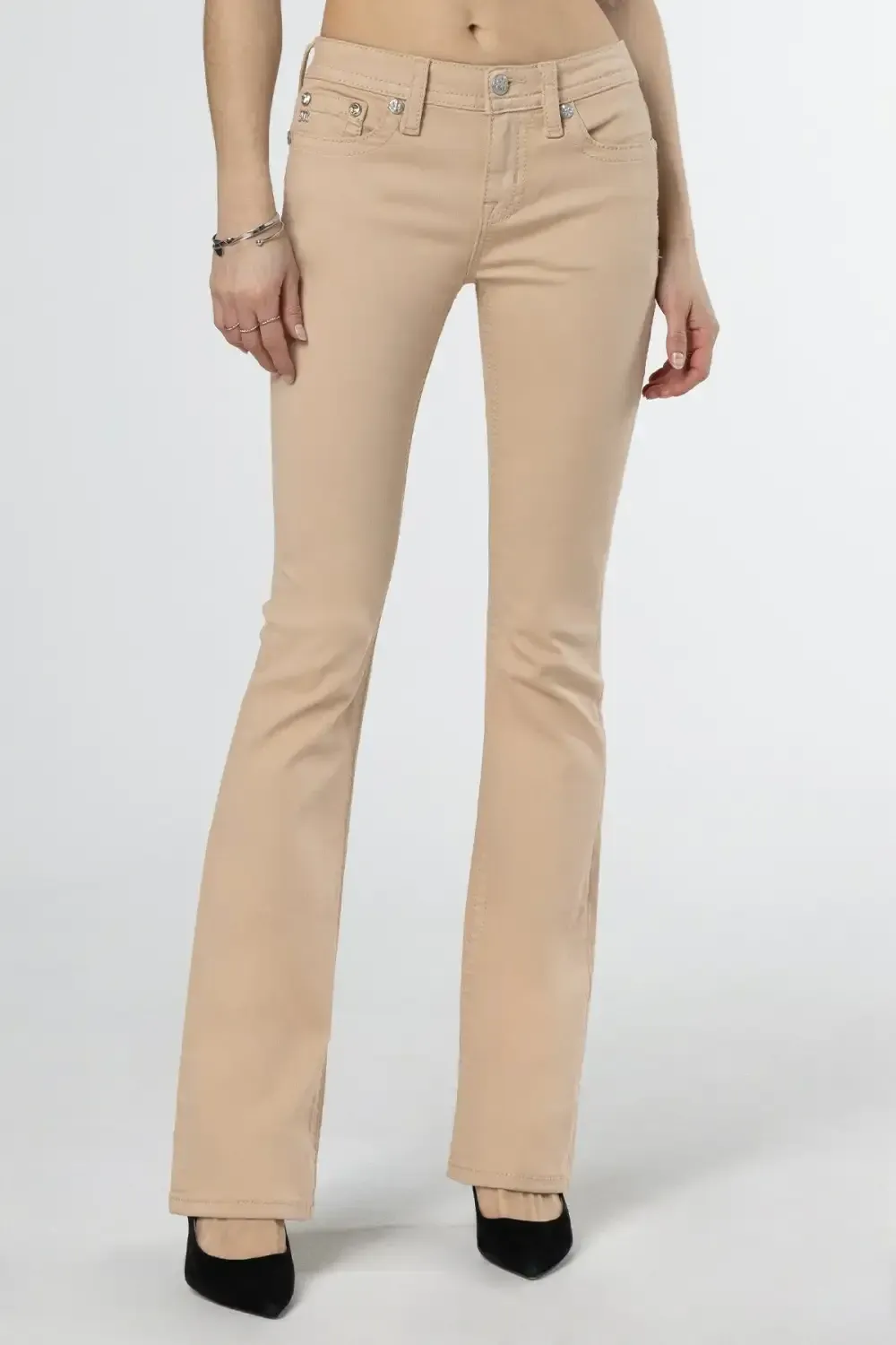 Subtle Cross Bootcut Jeans