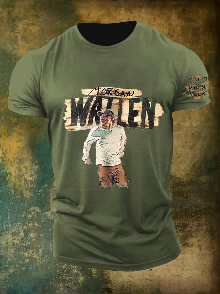 Men'S Morgan Wallen I Am The Problem Tour 2025 T-Shirt