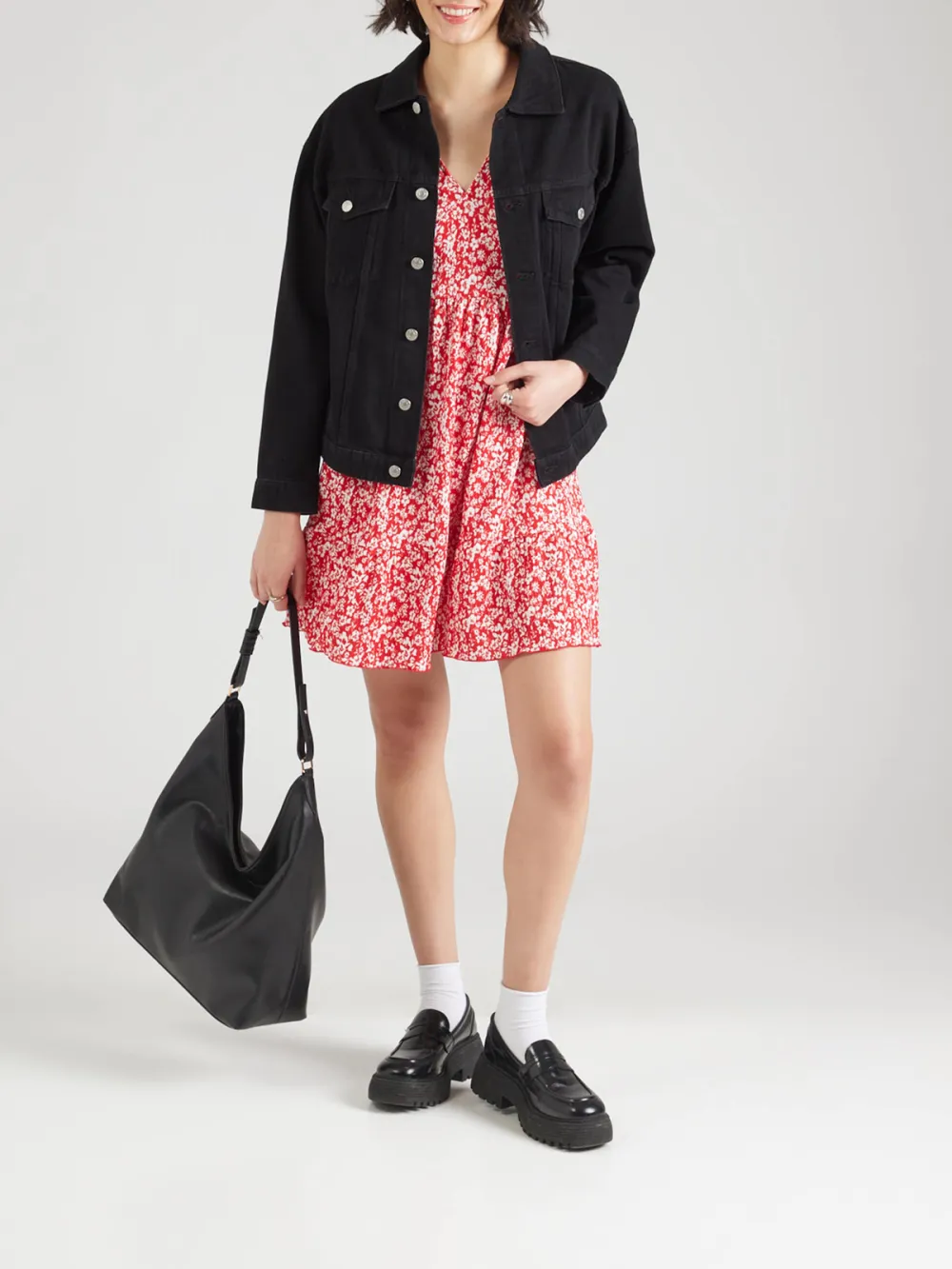 Floral Print Casual Style Dress