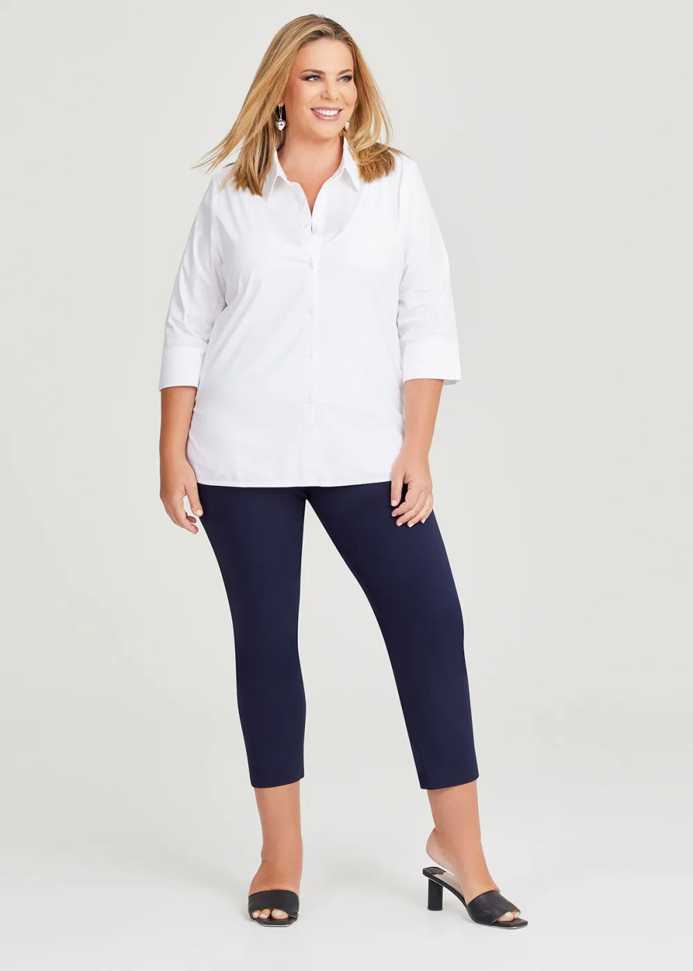 Stretch Cotton Poplin Shirt