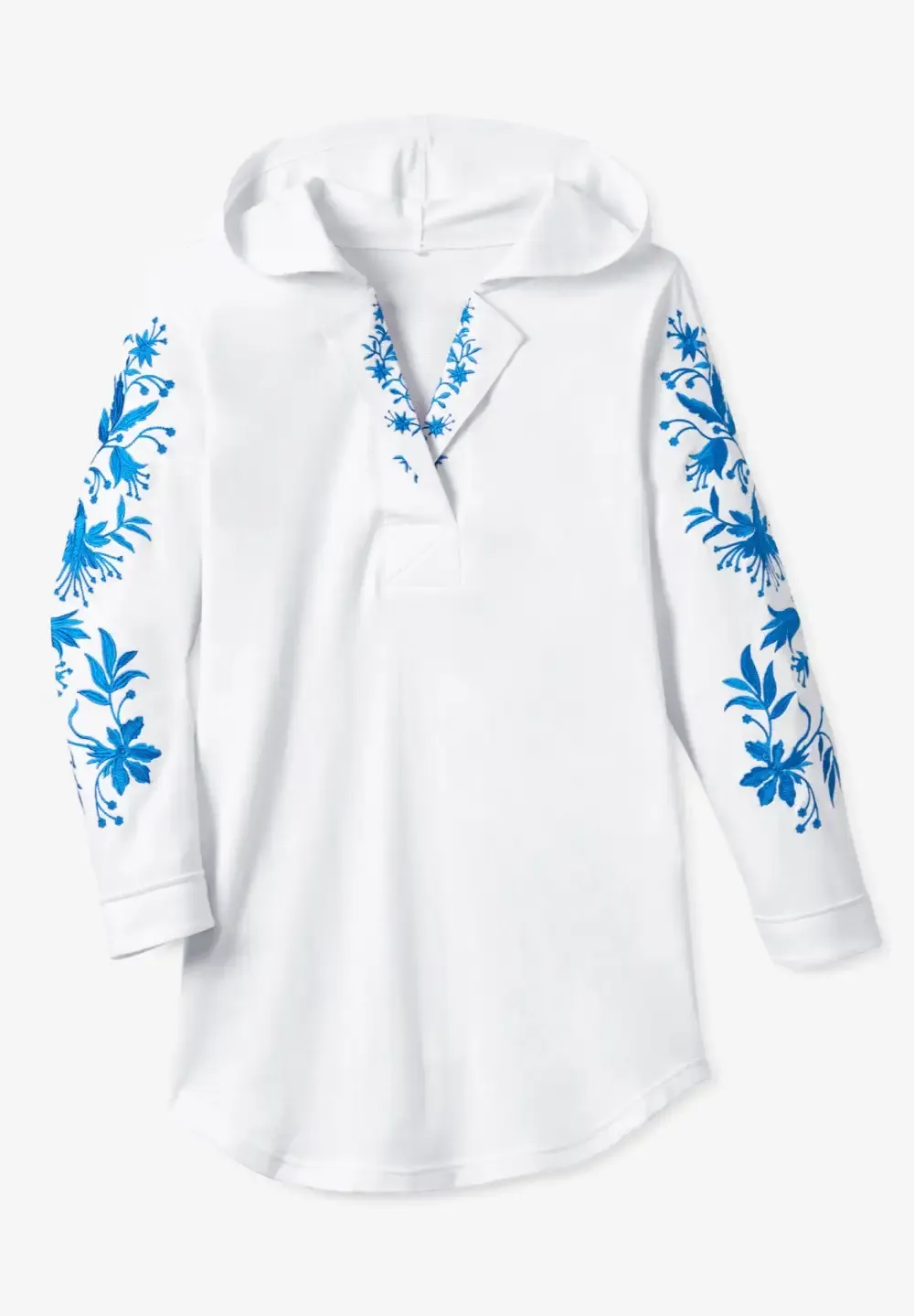 Embroidered Hoodie Sweatshirt