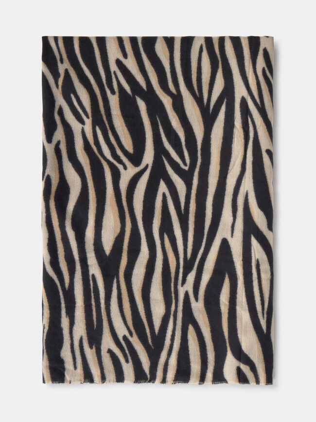 Black And White Scarf
