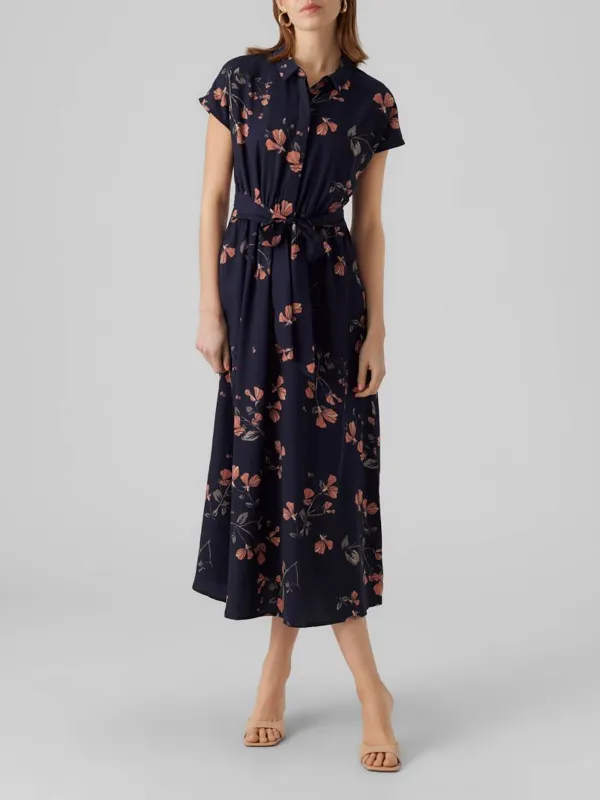 Night Blue Casual Style Dress