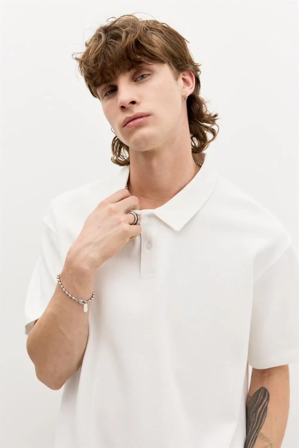 Short sleeve polo shirt